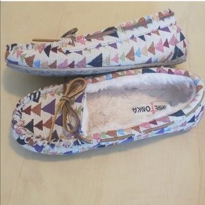 BOGO 50% off! Minnetonka fur lined moccasins